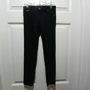 Tractr Faux Suede Jeggings Black